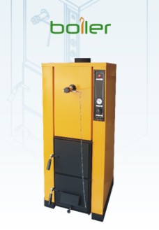 The wood-burnig hydronic heating boiler